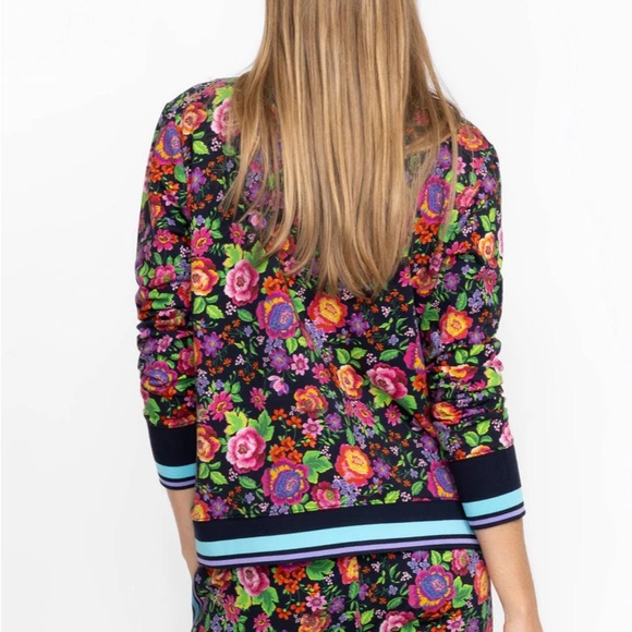 JOHNNY WAS cantero mock neck zip up - Picture 5 of 11